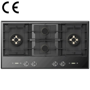 Professional Cecetified Gas Hob Manufacturer | Built In 4 Burner Gas Cooker | B9064(Black)