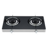 Glass Portable 2 Burner Tabletop Gas Stove OEM/ODM Manufacturer | T201