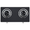 Glass Portable 2 Burner Tabletop Gas Stove OEM/ODM Manufacturer | T201