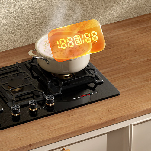 Built-in Timer of Bousit Custom Gas Hob B889D