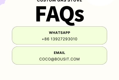 Gas Stove Manufacturer FAQs: Let Bousit Answer Your Questions