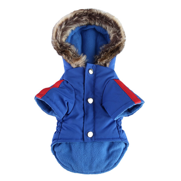 Wholesale dog down coat hooded coat Winter warm dog padded coat suitable for medium sized dogs