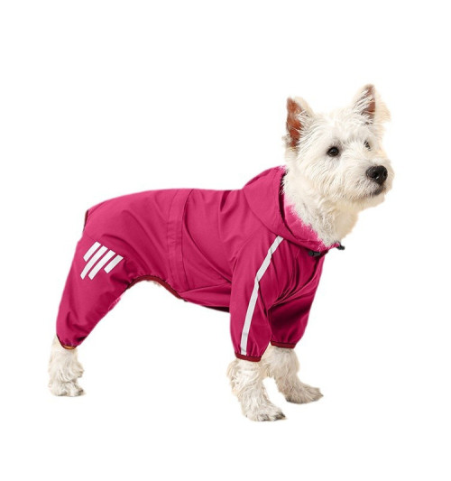 Waterproof fabric design Windproof dog trench coats suitable for winter rainy season