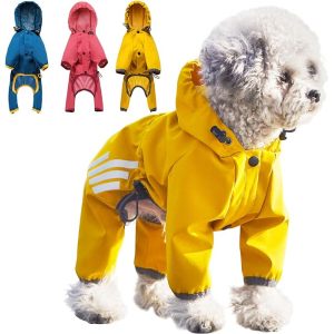 Waterproof fabric design Windproof dog trench coats suitable for winter rainy season