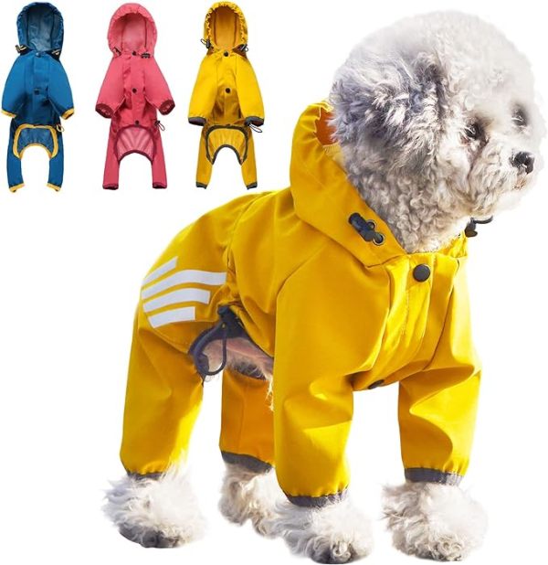 Waterproof fabric design Windproof dog trench coats suitable for winter rainy season