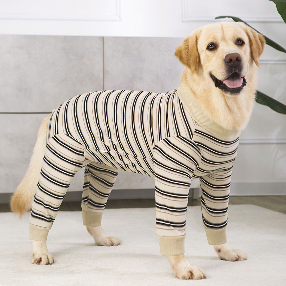 Striped Dog Hoodie 