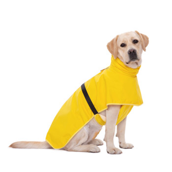 Outdoor waterproof pet dog raincoats poncho Labrador golden retriever medium and large dog clothing