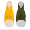 Pet raincoat manufacturers wholesale waterproof dog raincoat Teddy dog raincoat can receive dog raincoat