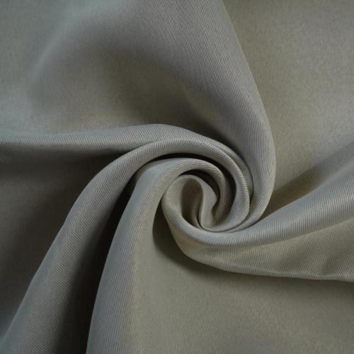 Polyester Single-Sided Shining Sateen Blackout Drapery Fabric. Ava-Gray For Living Room, Retail Store. Custom Blackout Curtain. Home Textile.