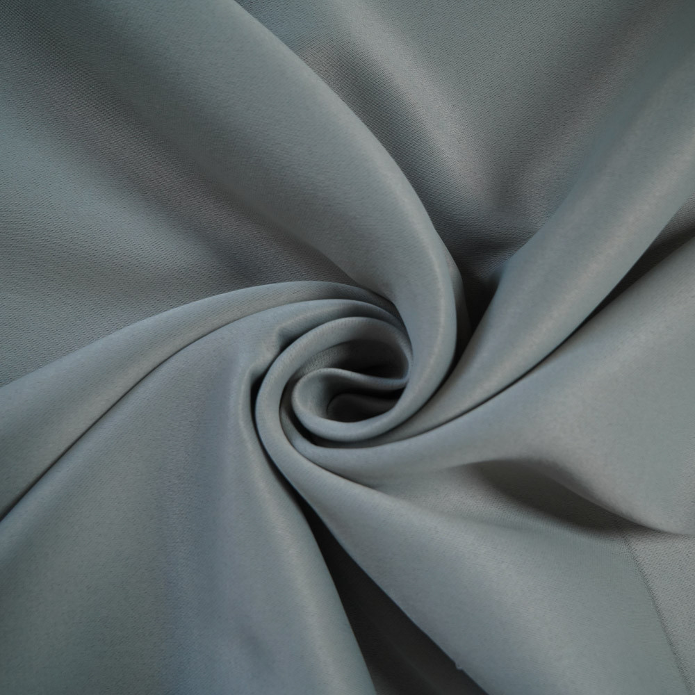 High Density Sateen Blackout Drapery Fabric-Gray