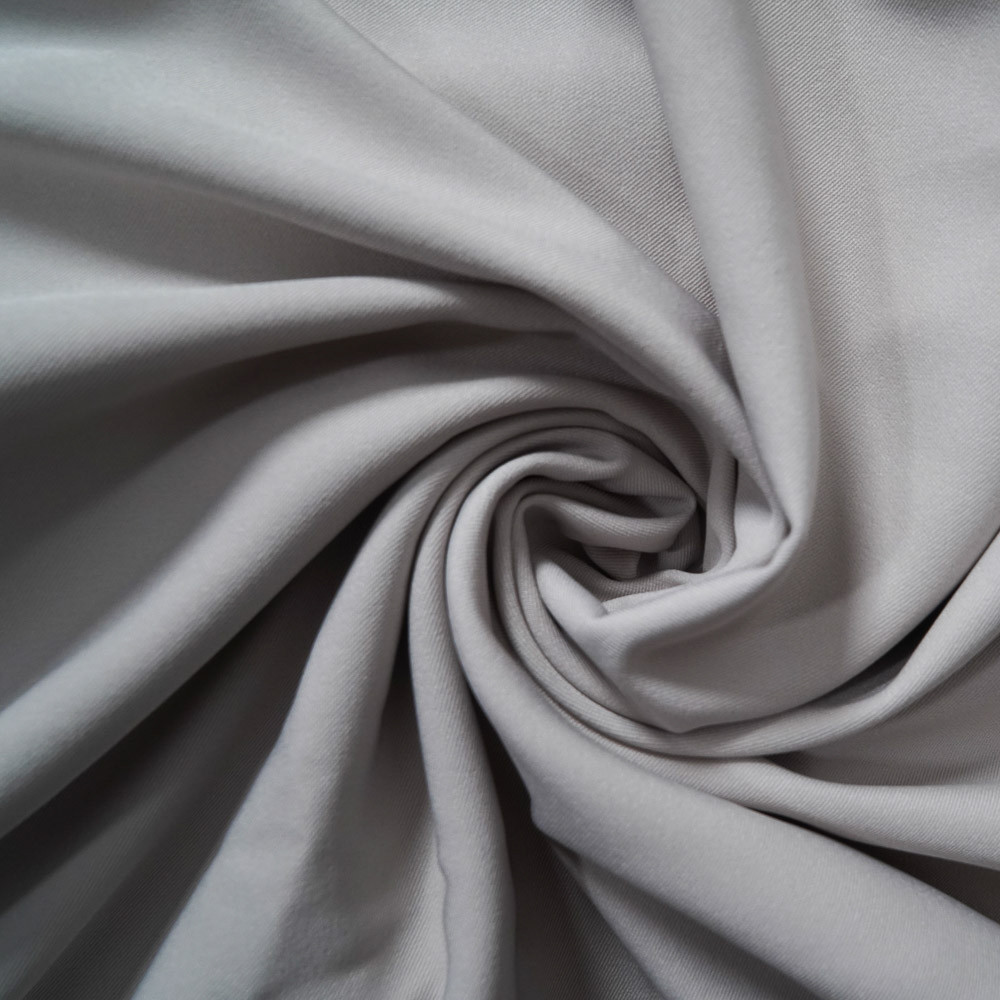 100D Polyester 4-Way Twill Stretch Fabric-White ash