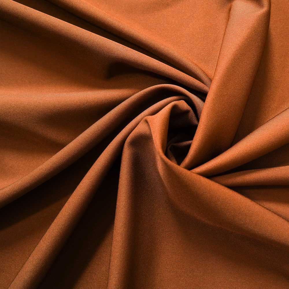 100D Polyester 4-Way Twill Stretch Fabric-Brown