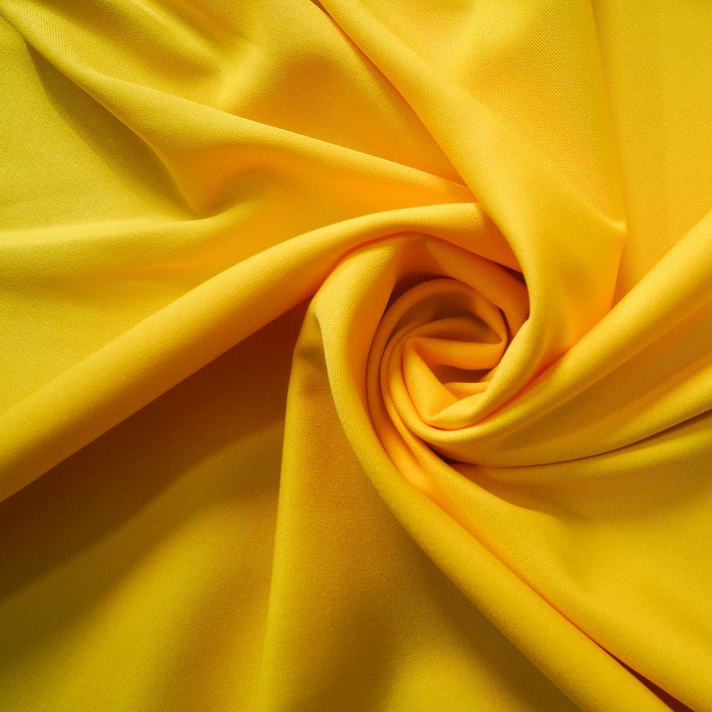 100D Polyester 4-Way Twill Stretch Fabric-Yellow