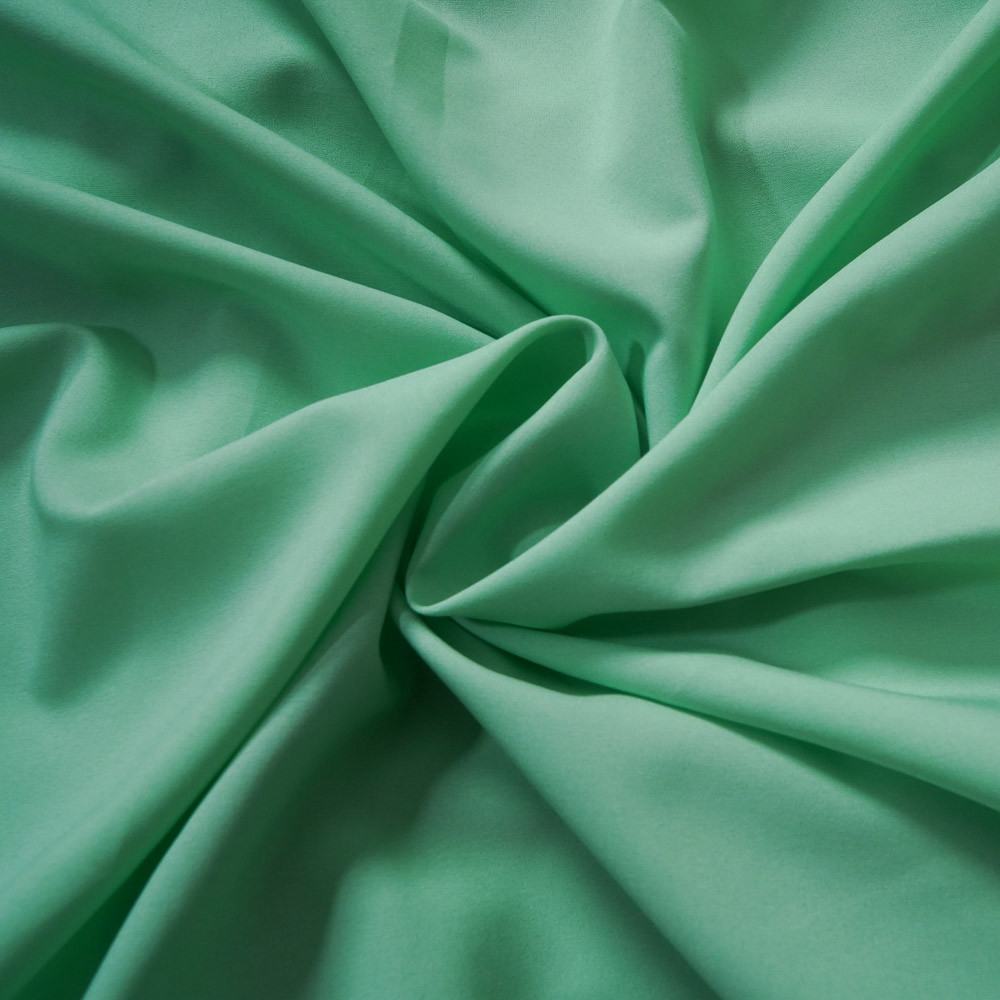 50D Polyester 4-Way Plain Stretch Fabric-LT Green