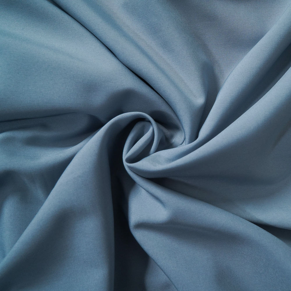 50D Polyester 4-Way Plain Stretch Fabric-Med Gray