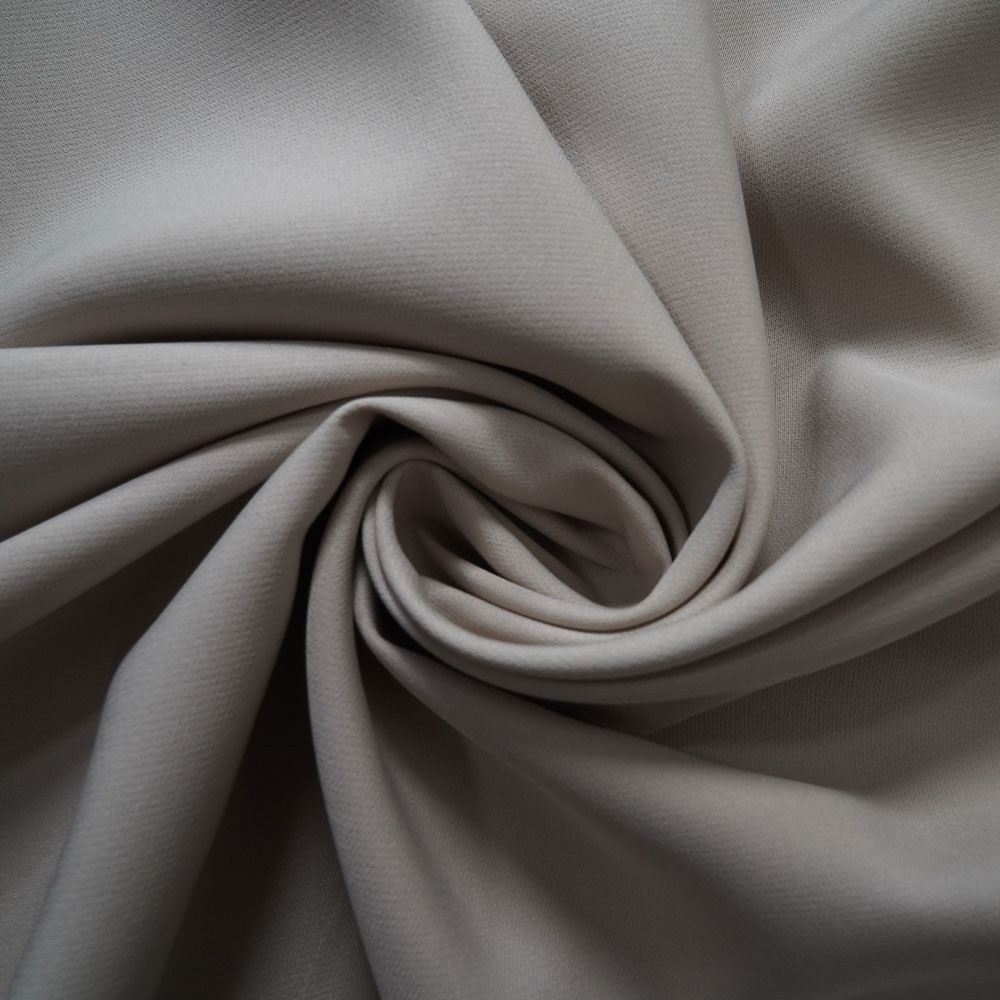 75D Polyester 4 Way 2-Ply Stretch Fabric-White ash