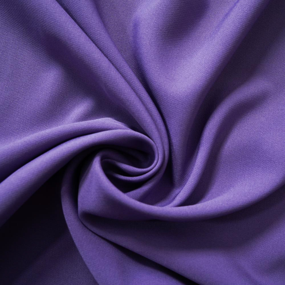 75D Polyester 4 Way 2-Ply Stretch Fabric-Purple