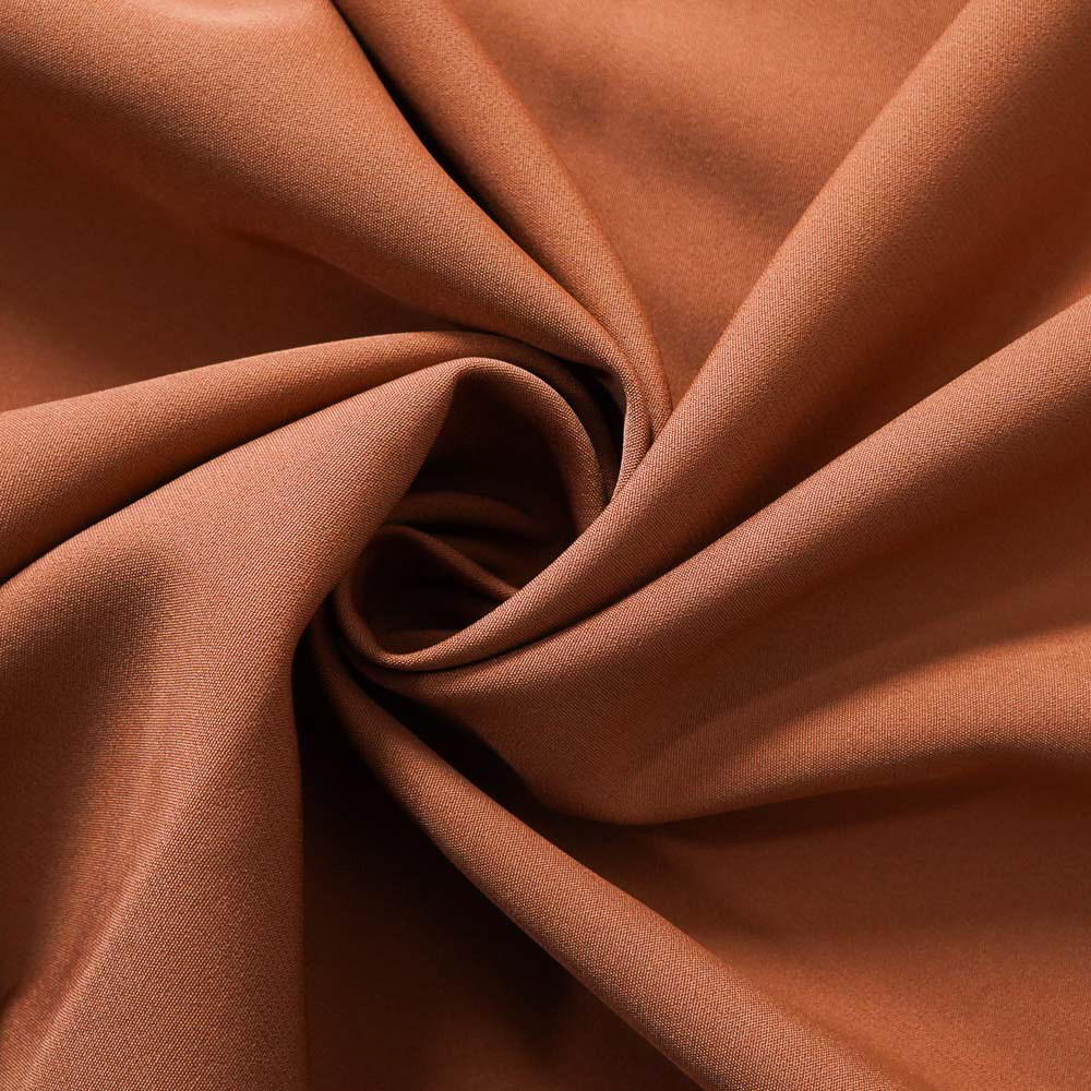 75D Polyester 4 Way 2-Ply Stretch Fabric-Brown