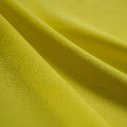 Sterling-Yellow 100D Polyester 4-Way Plain Stretch Fabric. For Pants, Skirts, Tops, Casual Wear, Outdoor Functional Jackets, Custom 4-Way Stretch Printed Fabric.