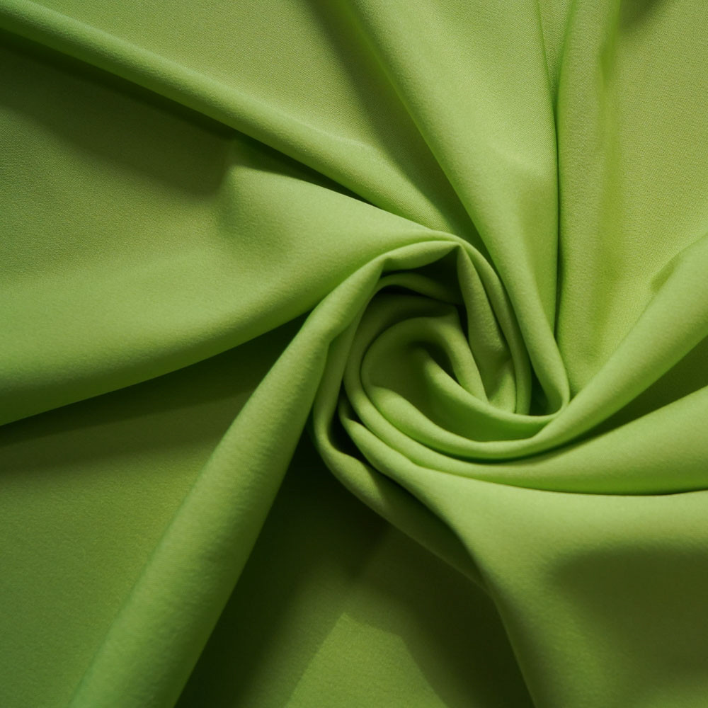 100D Polyester 4-Way Plain Stretch Fabric-LT Green