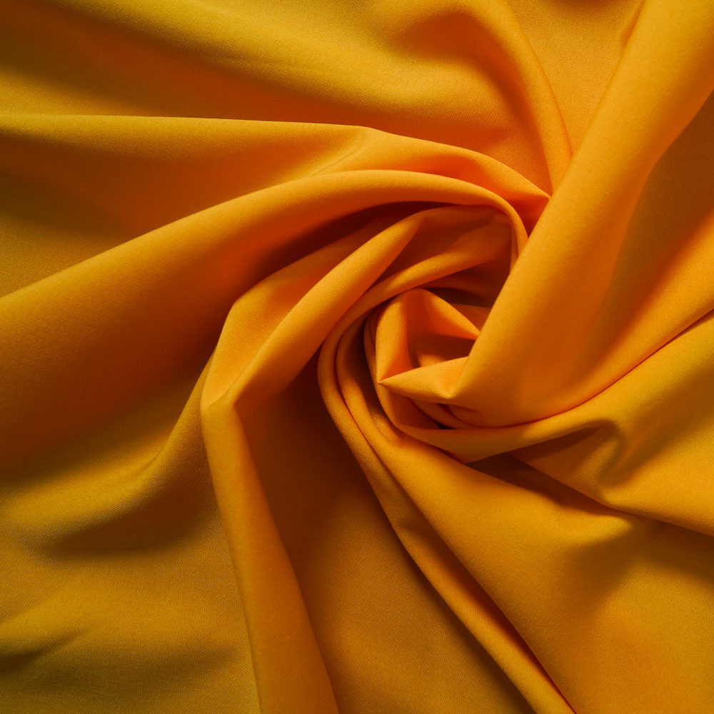 100D Polyester 4-Way Plain Stretch Fabric-Golden