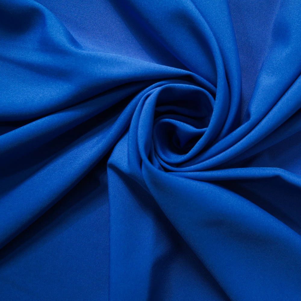 100D Polyester 4-Way Plain Stretch Fabric-Blue