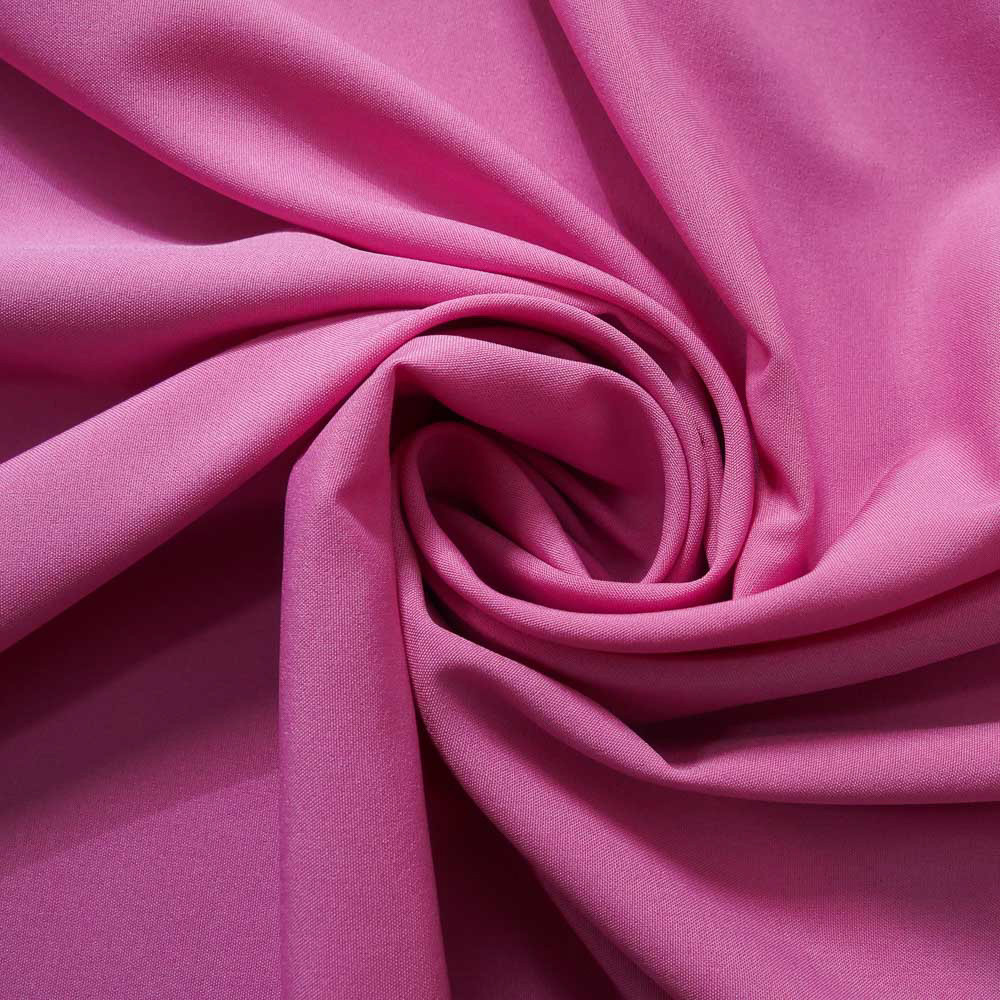 100D Polyester 4-Way Plain Stretch Fabric-Pink