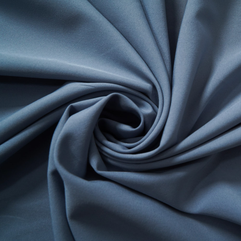 100D Polyester 4-Way Plain Stretch Fabric-Gray