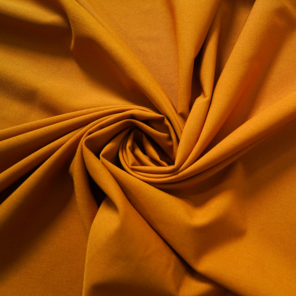 100D Polyester 4-Way Plain Stretch Fabric-Dark Golden