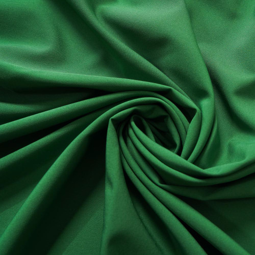 Sterling-Green 100D Polyester 4-Way Plain Stretch Fabric. For Pants, Skirts, Tops, Casual Wear, Outdoor Functional Jackets, Custom 4-Way Stretch Printed Fabric.