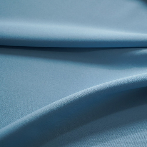 Sterling-LT Blue 100D Polyester 4-Way Plain Stretch Fabric. For Pants, Skirts, Tops, Casual Wear, Outdoor Functional Jackets, Custom 4-Way Stretch Printed Fabric.