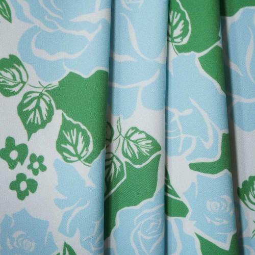 Sage. -Polyester 4-Way 2-Ply Stretch Fabric. For Pants, Skirts, Tops, Casual Wear, Outdoor Functional Jackets, Custom 4-Way Stretch Printed Fabric,