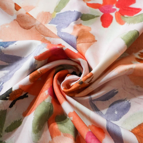 Iris -Polyester 4-Way 2-Ply Stretch Fabric