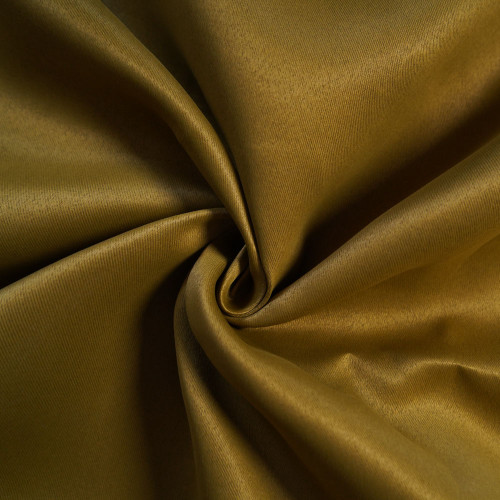 Single-Sided Shining Sateen Blackout Drapery Fabric. Ava-Golden. For Living Room, Hotel, Theater. Custom Blackout Fabric. and Finished Curtain.