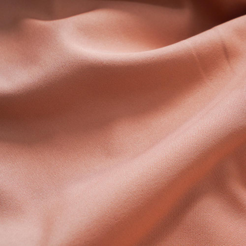 Ruby-Peach 100D Polyester 4-Way Twill Stretch Fabric. For Pants, Skirts, Tops, Casual Wear, Outdoor Functional Jackets, Custom 4-Way Stretch Printed Fabric.