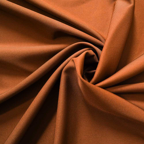 Ruby-Brown 100D Polyester 4-Way Twill Stretch Fabric. For Pants, Skirts, Tops, Casual Wear, Outdoor Functional Jackets, Custom 4-Way Stretch Printed Fabric.