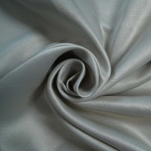 Luxia-Sliver Gray Two-Toned Sateen Blackout Drapery Fabric For Living Room, Bedroom, Office, Hotel, Restaurant, Theater, Retail Store, Exhibition Hall, Hospitality Industry. Custom Blackout Fabric. and Finished Curtain.