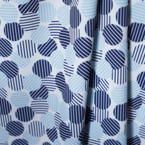 Orion, geometric, For Pants, Skirts, Tops, Casual Wear, Outdoor Functional Jackets, Custom 4-Way Stretch Printed Fabric