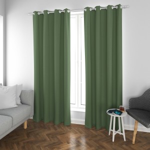 Luxia-Forest Green Two-Toned Sateen Blackout Drapery Fabric For Living Room, Bedroom, Office, Hotel, Restaurant, Theater, Retail Store, Exhibition Hall, Hospitality Industry. Custom Blackout Fabric. and Finished Curtain.