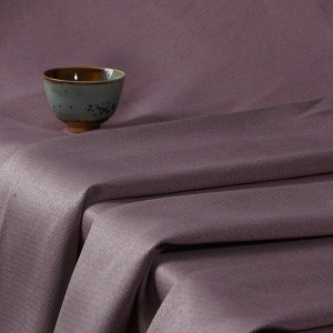 Mason-Peach Thicker Linen Look Blackout Drapery Fabric For Living Room, Bedroom, Office, Hotel, Restaurant, Theater, Retail Store, Exhibition Hall, Hospitality Industry. Custom Blackout Fabric. and Finished Curtain.