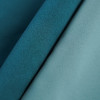 Ethan-Teal Two-Toned High Density Sateen Blackout Drapery Fabric For Living Room, Bedroom, Office, Hotel, Restaurant, Theater, Retail Store, Exhibition Hall, Hospitality Industry. Custom Blackout Fabric. and Finished Curtain.