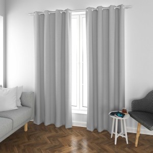 Ethan-White Ash Two-Toned High Density Sateen Blackout Drapery Fabric For Living Room, Bedroom, Office, Hotel, Restaurant, Theater, Retail Store, Exhibition Hall, Hospitality Industry. Custom Blackout Fabric. and Finished Curtain.