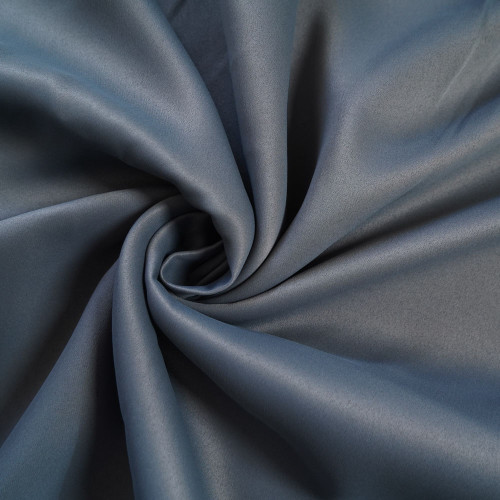 Audrey-Dark Gray High Density Sateen Blackout Drapery Fabric For Living Room, Bedroom, Office, Hotel, Restaurant, Theater, Retail Store, Exhibition Hall, Hospitality Industry. Custom Blackout Fabric. and Finished Curtain.