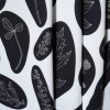 Wyatt, Black&White, For Pants, Skirts, Tops, Casual Wear, Outdoor Functional Jackets, Custom 4-Way Stretch Printed Fabric,