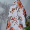 Oliver Flower-Single-Sided Shiny Sateen Printed Blackout Drapery Fabric For Living Room, Bedroom, Office, Hotel, Restaurant, Theater, Retail Store, Exhibition Hall, Hospitality Industry. Custom Blackout Fabric. and Finished Curtain.