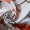 Oliver Flower-Single-Sided Shiny Sateen Printed Blackout Drapery Fabric For Living Room, Bedroom, Office, Hotel, Restaurant, Theater, Retail Store, Exhibition Hall, Hospitality Industry. Custom Blackout Fabric. and Finished Curtain.