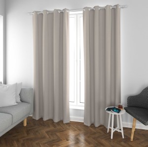 Grace-Khaki Single-Sided Black Y/D Sateen Blackout Drapery Fabric For Living Room, Bedroom, Office, Hotel, Restaurant, Theater, Retail Store, Exhibition Hall, Hospitality Industry. Custom Blackout Fabric. and Finished Curtain.