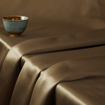 Grace-Golden Single-Sided Black Y/D Sateen Blackout Drapery Fabric For Living Room, Bedroom, Office, Hotel, Restaurant, Theater, Retail Store, Exhibition Hall, Hospitality Industry. Custom Blackout Fabric. and Finished Curtain.
