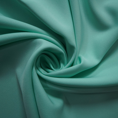 Hazel-LT Green 75D Polyester 4 Way 2-Ply Stretch Fabric. For Pants, Skirts, Tops, Casual Wear, Outdoor Functional Jackets, Custom 4-Way Stretch Printed Fabric.