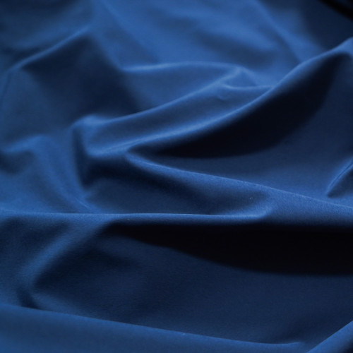 Pearl- Blue 50D Polyester 4-Way Plain Stretch Fabric. For Pants, Skirts, Tops, Casual Wear, Outdoor Functional Jackets, Custom 4-Way Stretch Printed Fabric.